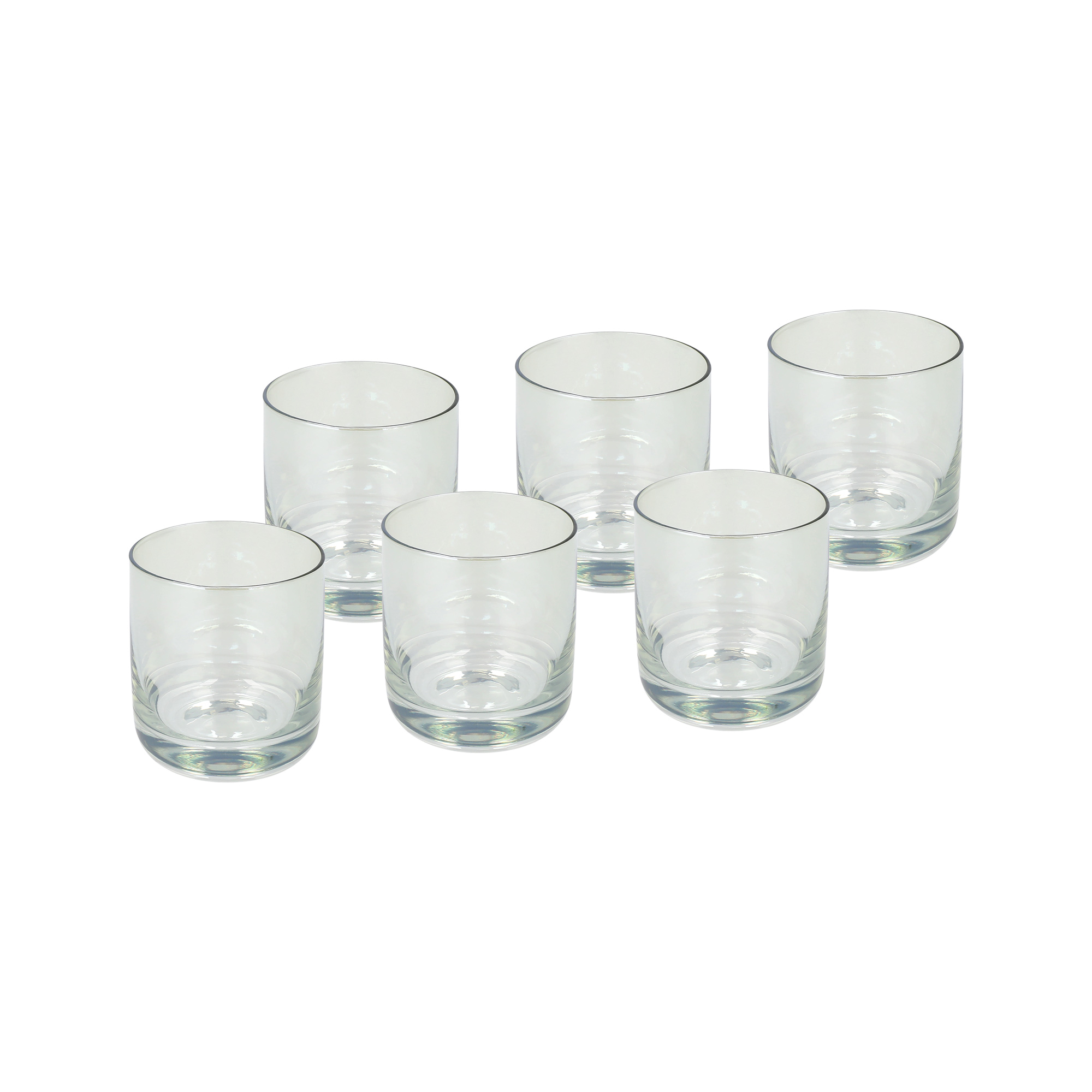 

Set Of 4 Clear Dof With Green