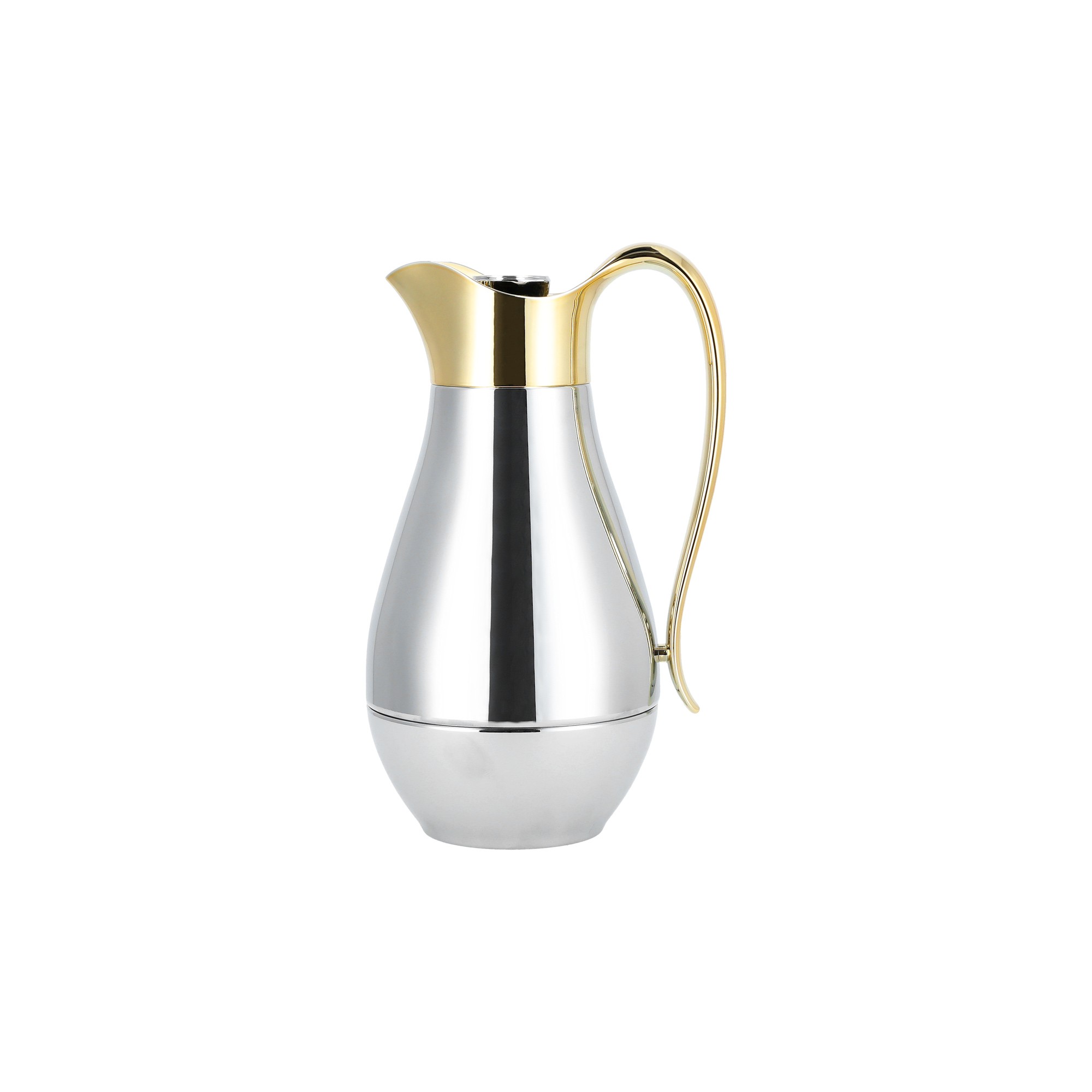 

Dallaty steel vacuum flask chrome/gold 1L