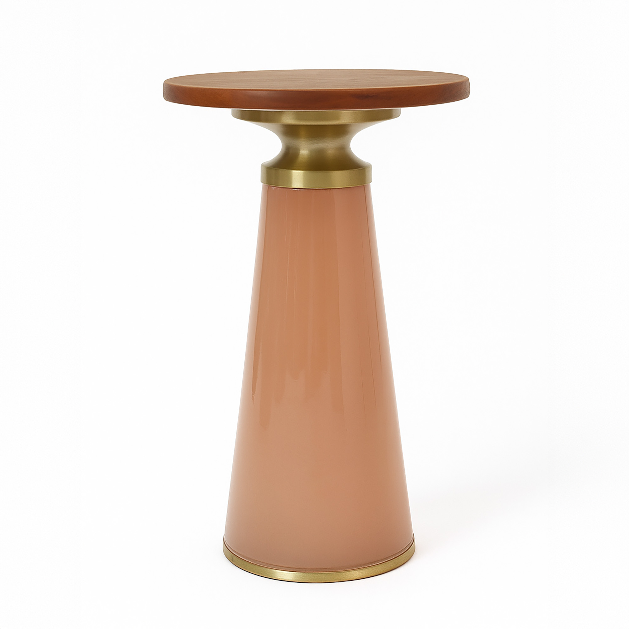 هومز طاولة قهوة خشب 30*51سم، بني