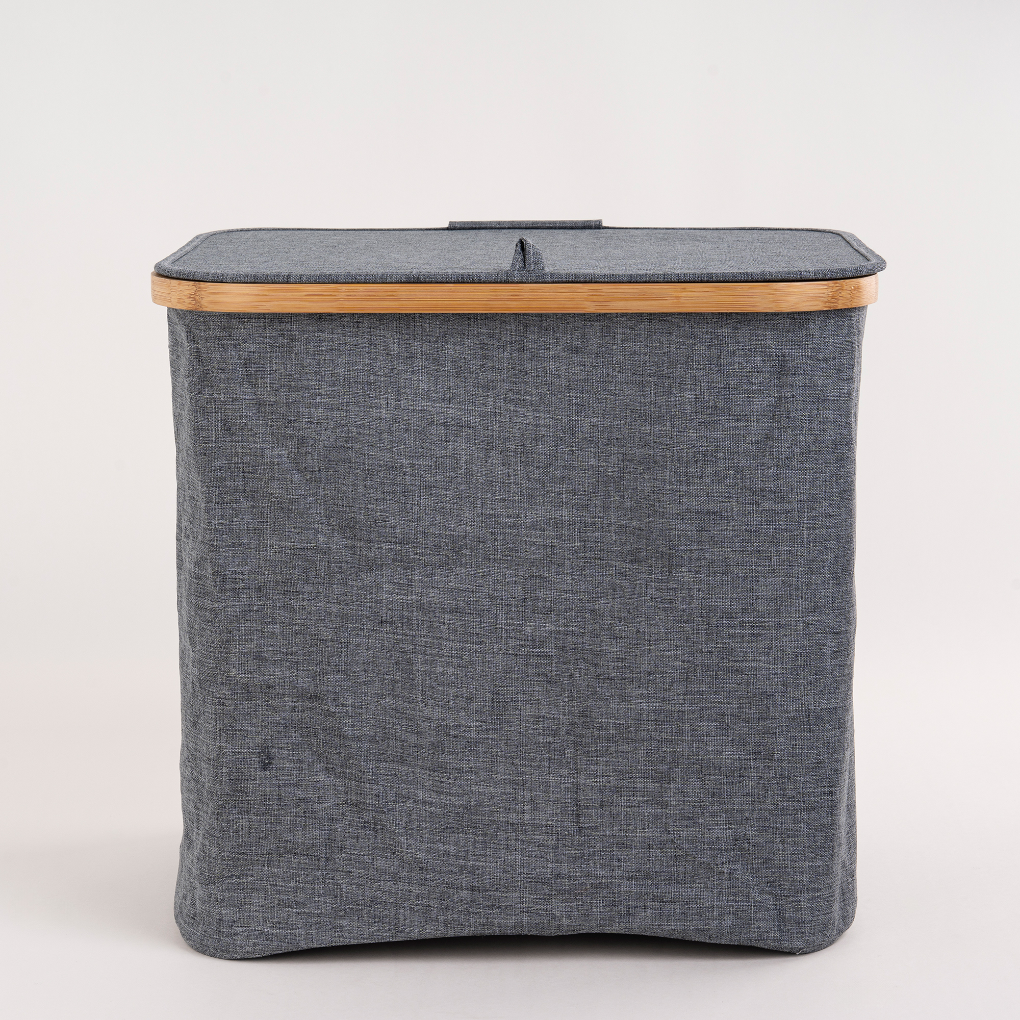 

Laundry Bamboo Fabric Hamper With Cover