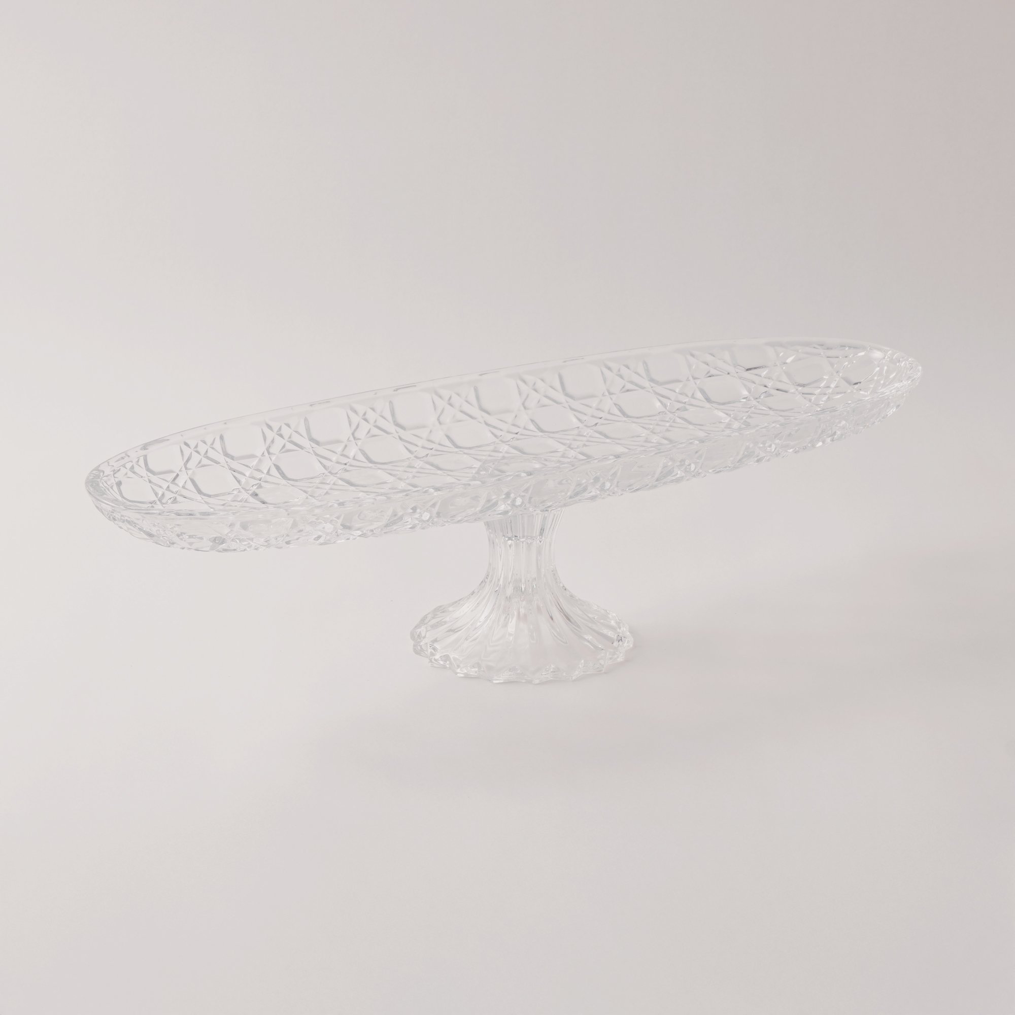 La Mesa large glass serving stand 50.5*15.7*12.9 cm