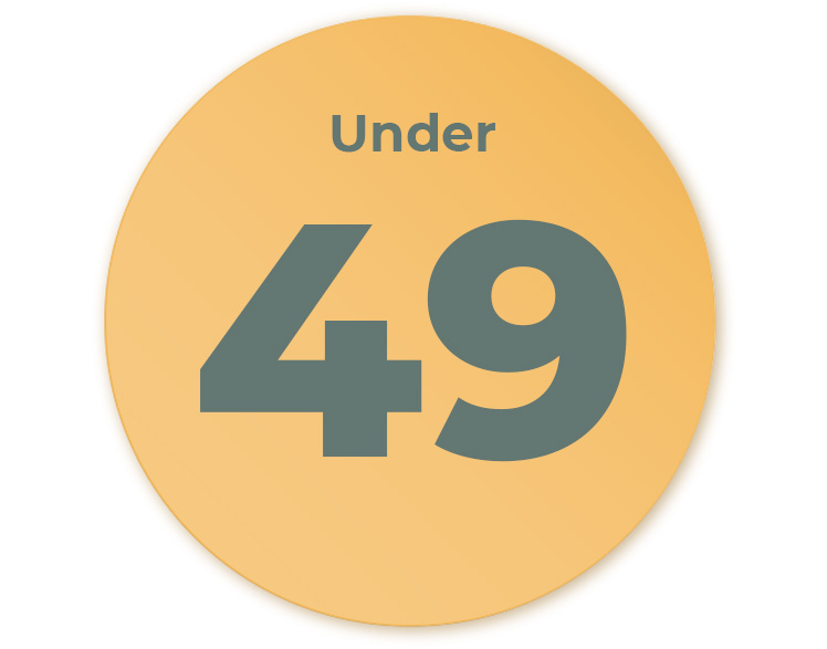 Under 49