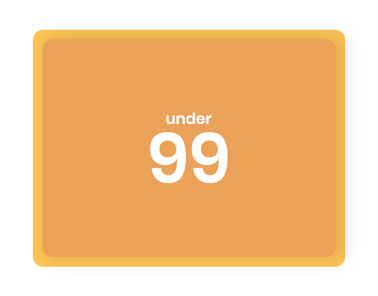 Under 99