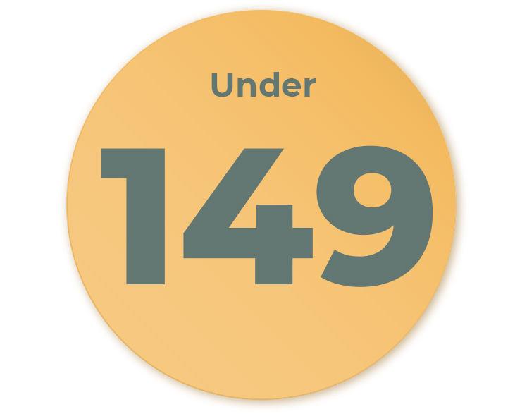 Under 149