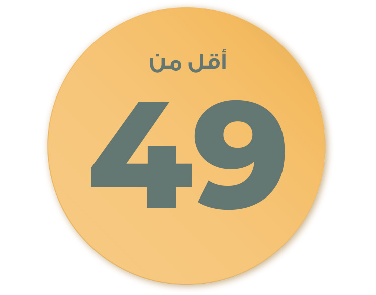 أقل من 49 ريال