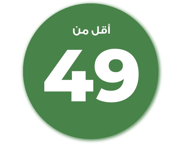 أقل من 49 ريال